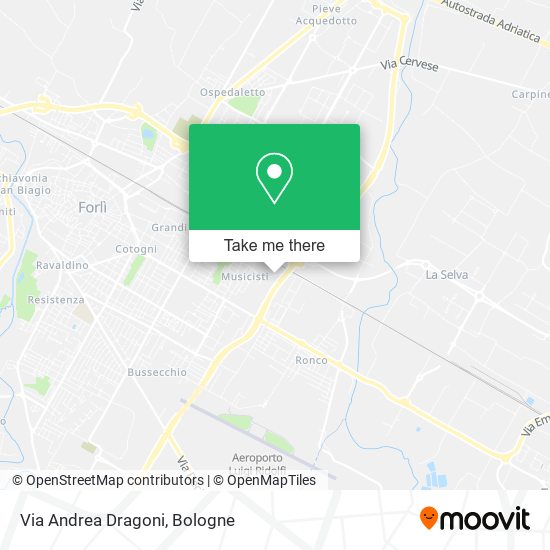 Via Andrea Dragoni map
