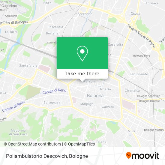 Poliambulatorio Descovich map