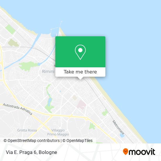 Via E. Praga 6 map