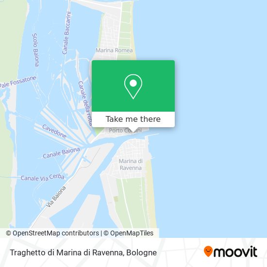 Traghetto di Marina di Ravenna map