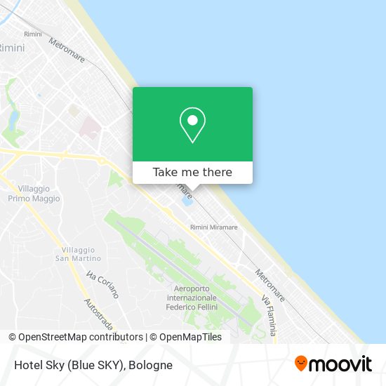 Hotel Sky (Blue SKY) map