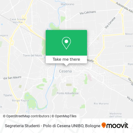 Segreteria Studenti - Polo di Cesena UNIBO map