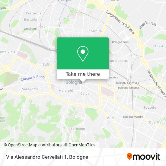 Via Alessandro Cervellati 1 map