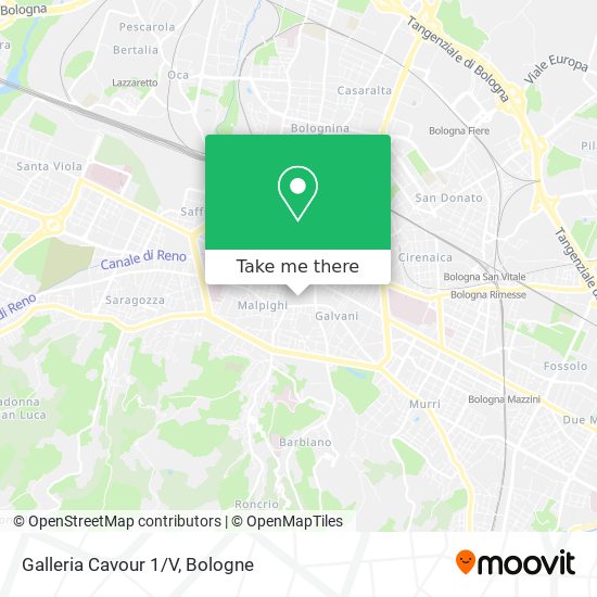 Galleria Cavour 1/V map
