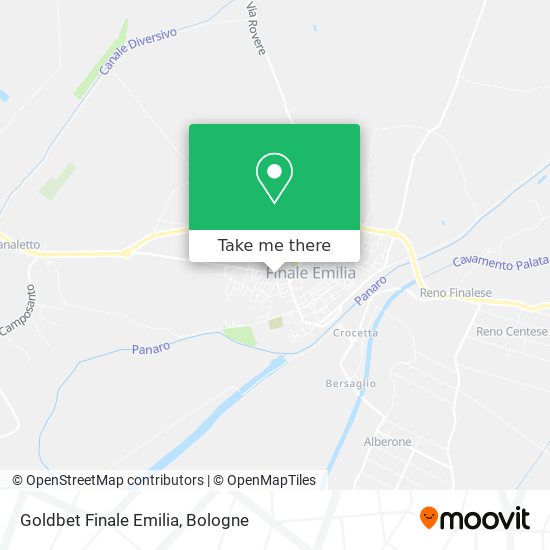Goldbet Finale Emilia map