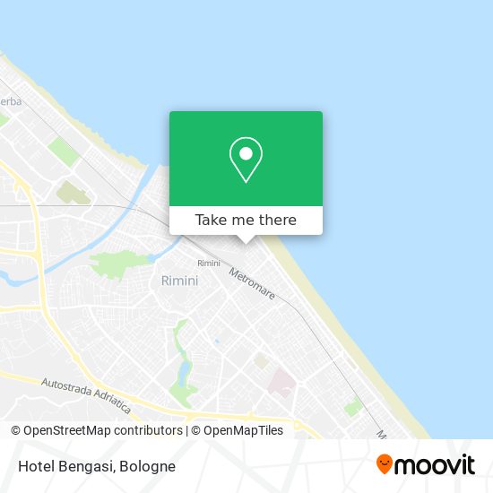 Hotel Bengasi map