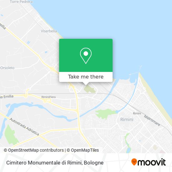 Cimitero Monumentale di Rimini map
