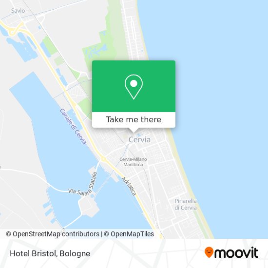 Hotel Bristol map