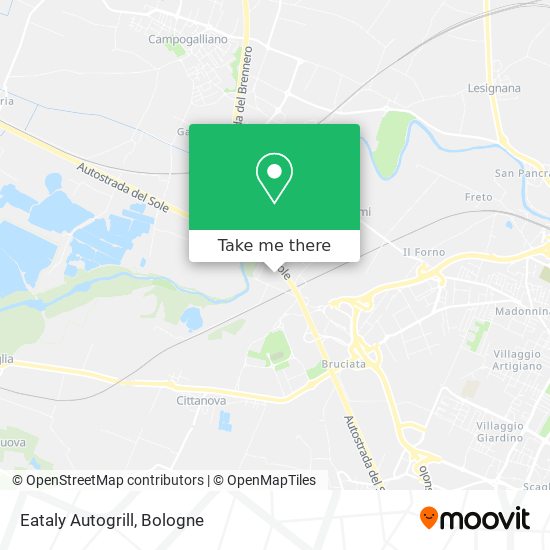 Eataly Autogrill map