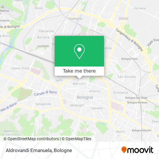 Aldrovandi Emanuela map