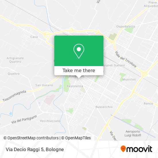 Via Decio Raggi 5 map