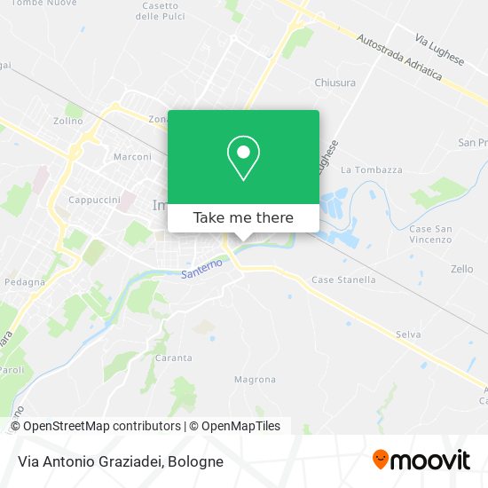 Via Antonio Graziadei map