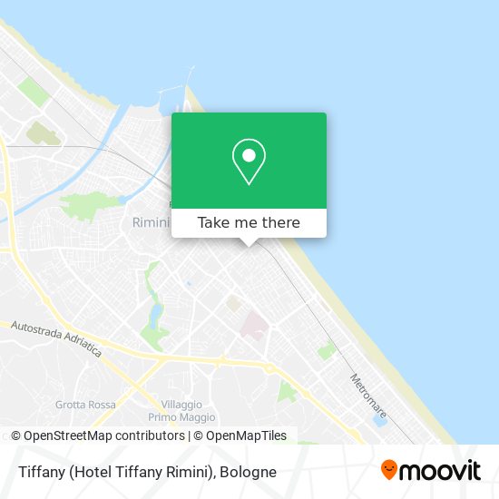 Tiffany (Hotel Tiffany Rimini) map