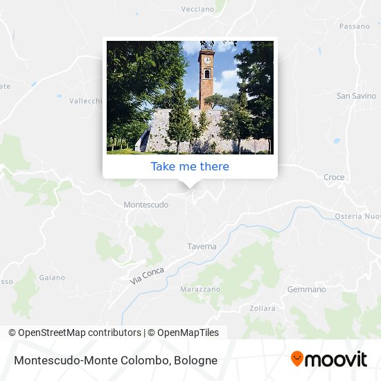 Montescudo-Monte Colombo map