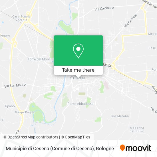 Municipio di Cesena (Comune di Cesena) map