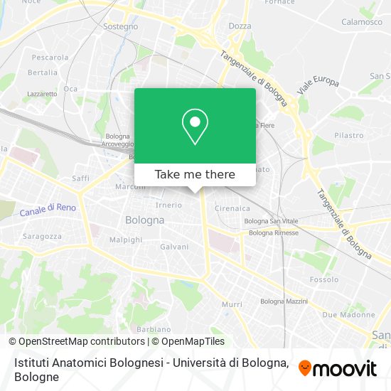 Istituti Anatomici Bolognesi - Università di Bologna map