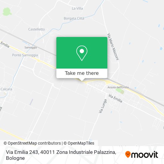 Via Emilia 243, 40011 Zona Industriale Palazzina map