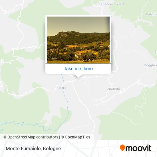 Monte Fumaiolo map