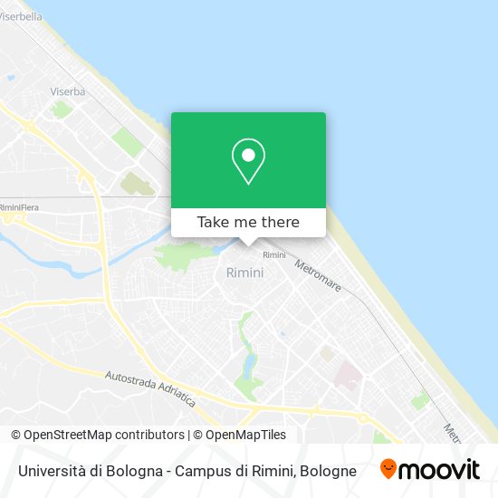 How to get to Universit di Bologna Campus di Rimini by Bus or