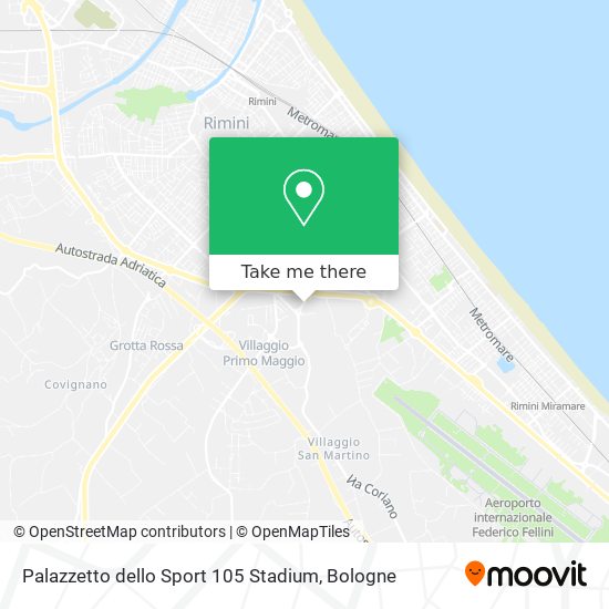 Palazzetto dello Sport 105 Stadium map