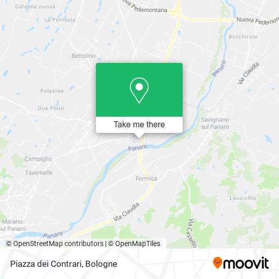 Piazza dei Contrari map