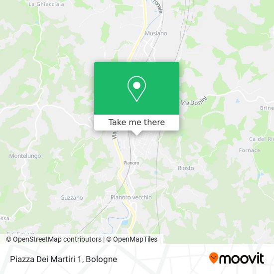 Piazza Dei Martiri  1 map