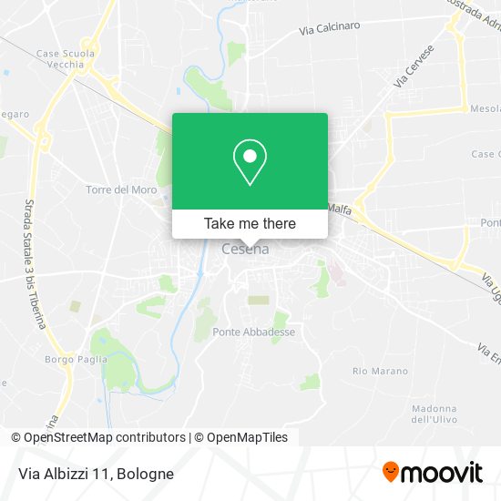 Via Albizzi  11 map
