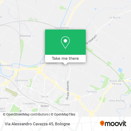Via Alessandro Cavazza 45 map