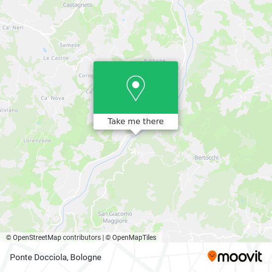 Ponte Docciola map