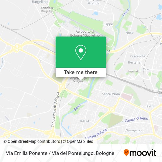 Via Emilia Ponente / Via del Pontelungo map