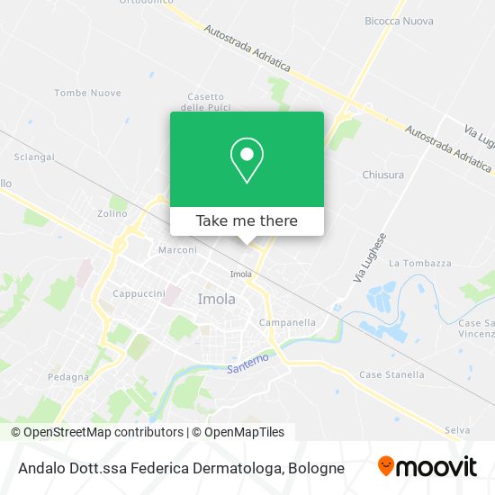 Andalo Dott.ssa Federica Dermatologa map