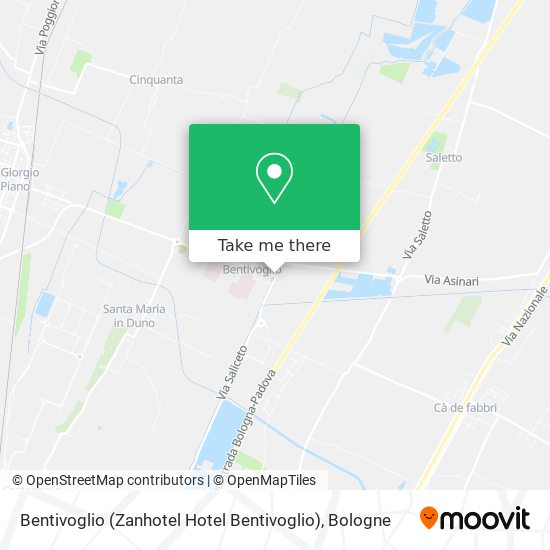 Bentivoglio (Zanhotel Hotel Bentivoglio) map