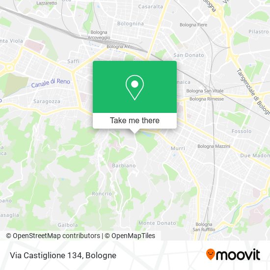 Via Castiglione  134 map