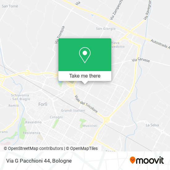 Via G  Pacchioni  44 map