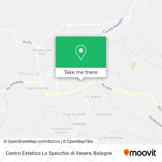 Centro Estetico Lo Specchio di Venere map