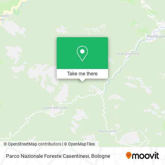 Parco Nazionale Foreste Casentinesi map