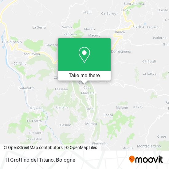 Il Grottino del Titano map