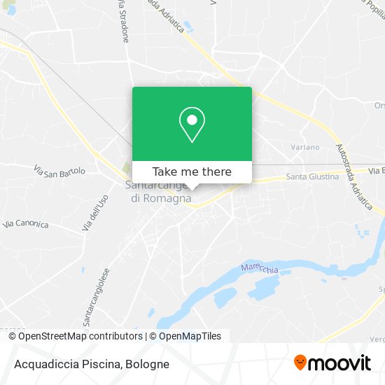 Acquadiccia Piscina map