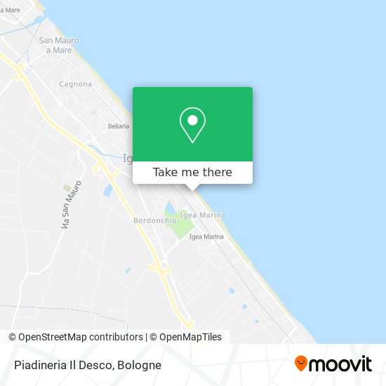 Piadineria Il Desco map