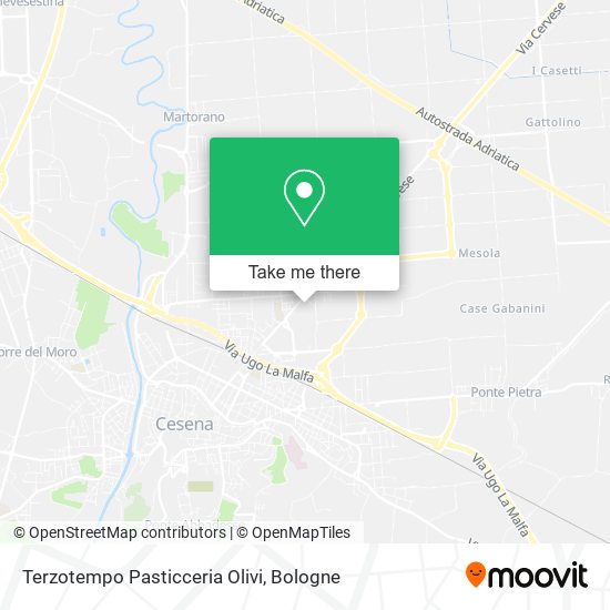 Terzotempo Pasticceria Olivi map
