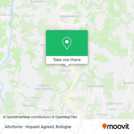 Altoforno - Impasti Agresti map
