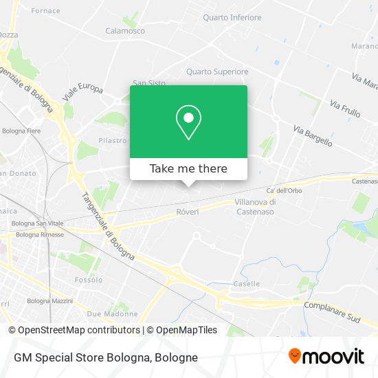 GM Special Store Bologna map