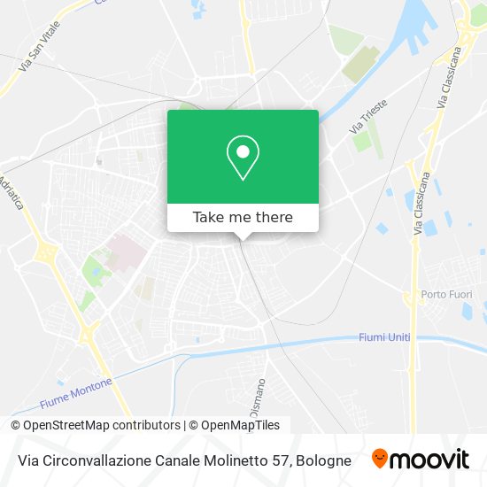Via Circonvallazione Canale Molinetto 57 map