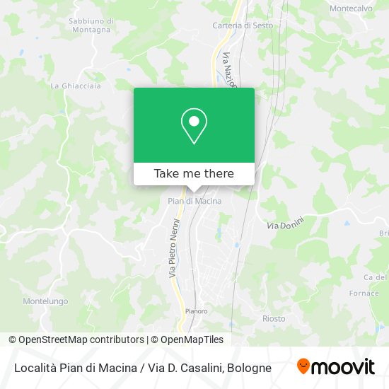Località Pian di Macina / Via D. Casalini map