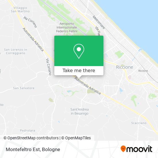 Montefeltro Est map