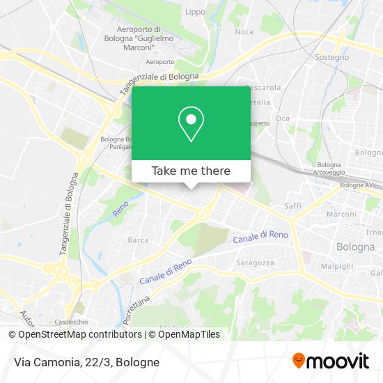 Via Camonia, 22/3 map