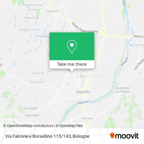 Via Falcone e Borsellino 115 / 143 map
