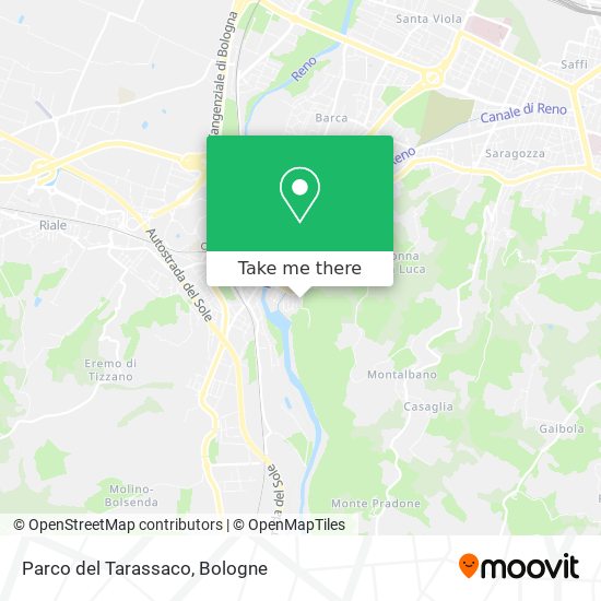 Parco del Tarassaco map
