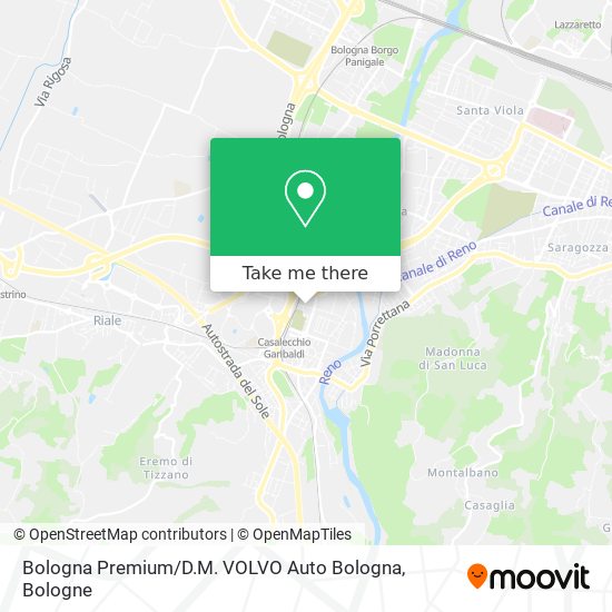 Bologna Premium / D.M. VOLVO Auto Bologna map