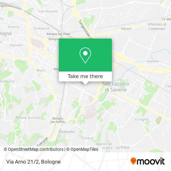 Via Arno 21/2 map